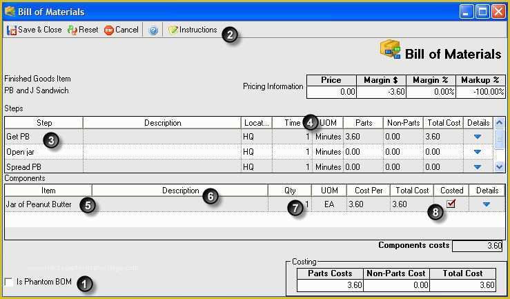 Bill Of Materials Template Free Of Bill Materials Excel Template Templates Station