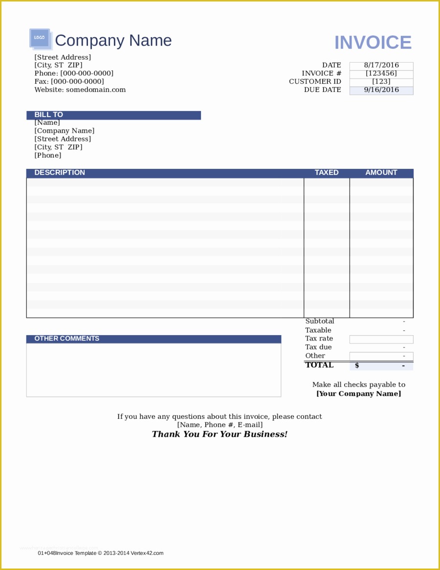 Billing Invoice Template Free Of 2019 Invoice Template Fillable Printable Pdf & forms