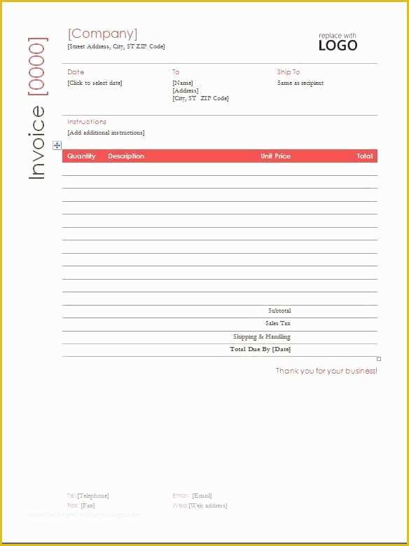 Billing Invoice Template Free Of All Invoice Templates Archives Free Invoice Templates