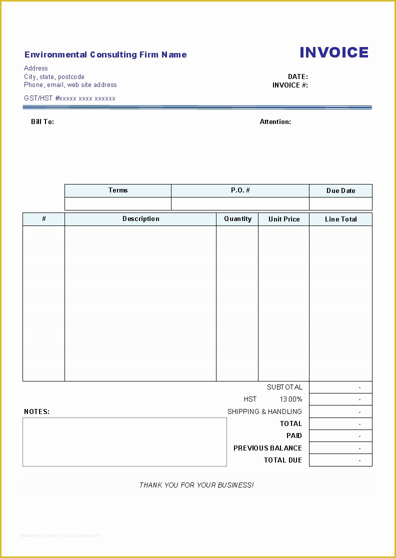 Billing Invoice Template Free Of Blank Invoices Invoice Design Inspiration