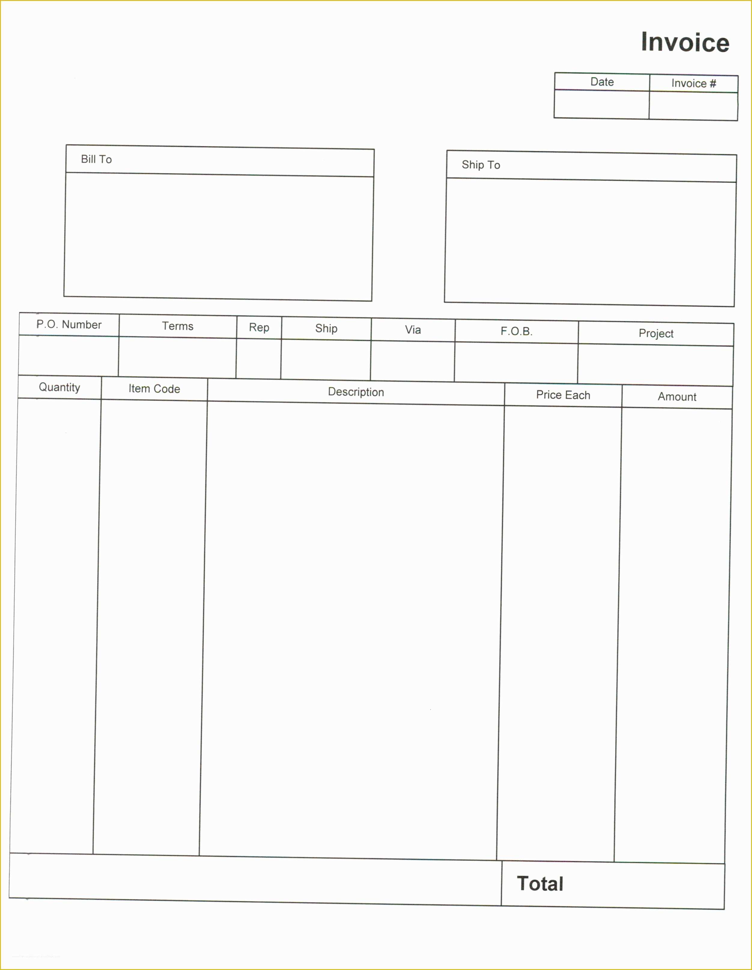 Billing Invoice Template Free Of Invoice format Pdf