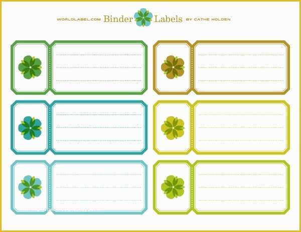 Binder Spine Label Template Free Of Binder Labels In A Vintage theme by Cathe Holden