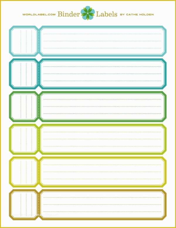 Binder Spine Label Template Free Of Binder Labels In A Vintage theme by Cathe Holden