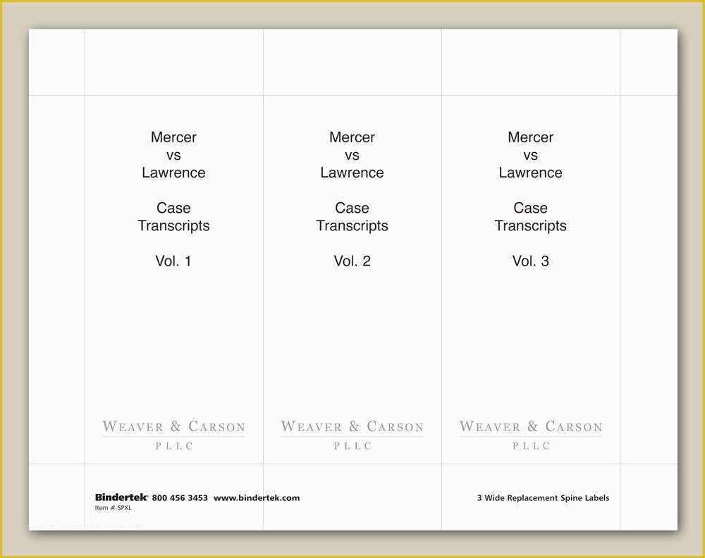 Binder Spine Label Template Free Of Insertable Spine Labels for 4" Wide Binders