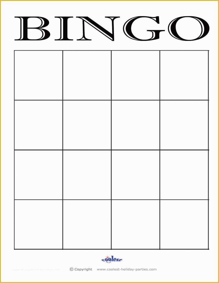 Bingo Card Template Free Of Best 25 Bingo Card Template Ideas On Pinterest