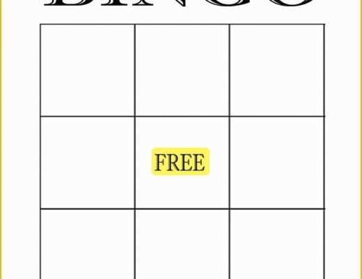 Bingo Card Template Free Of Best 25 Blank Bingo Cards Ideas On Pinterest