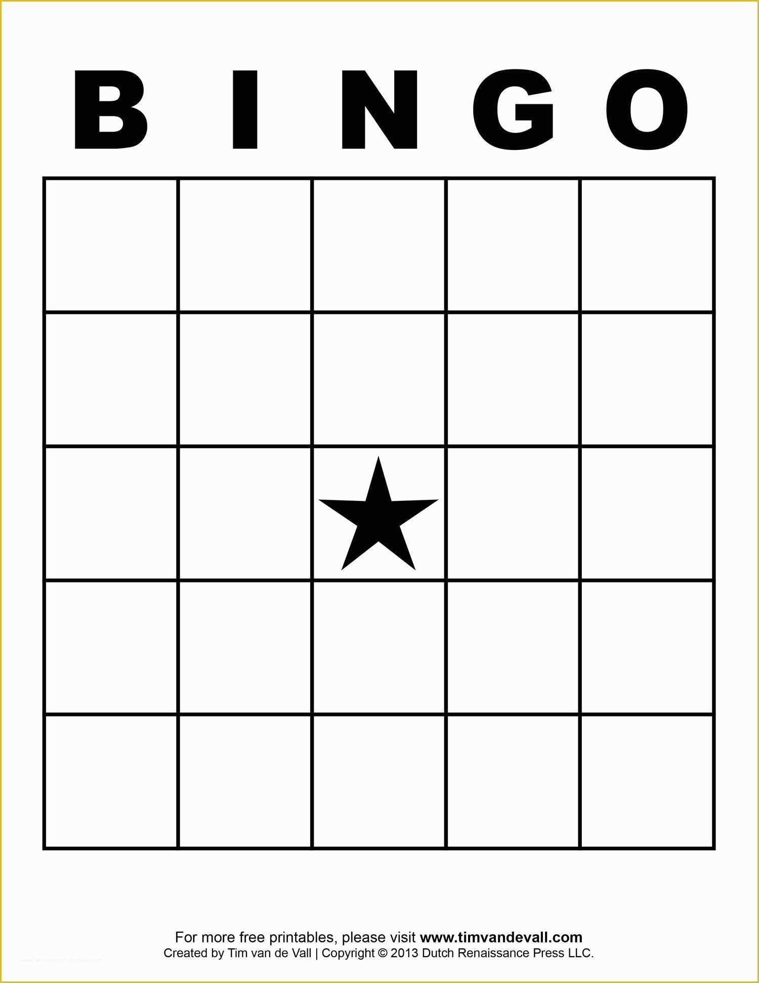 Bingo Card Template Free Of Free Printable Blank Bingo Cards Template 4 X 4