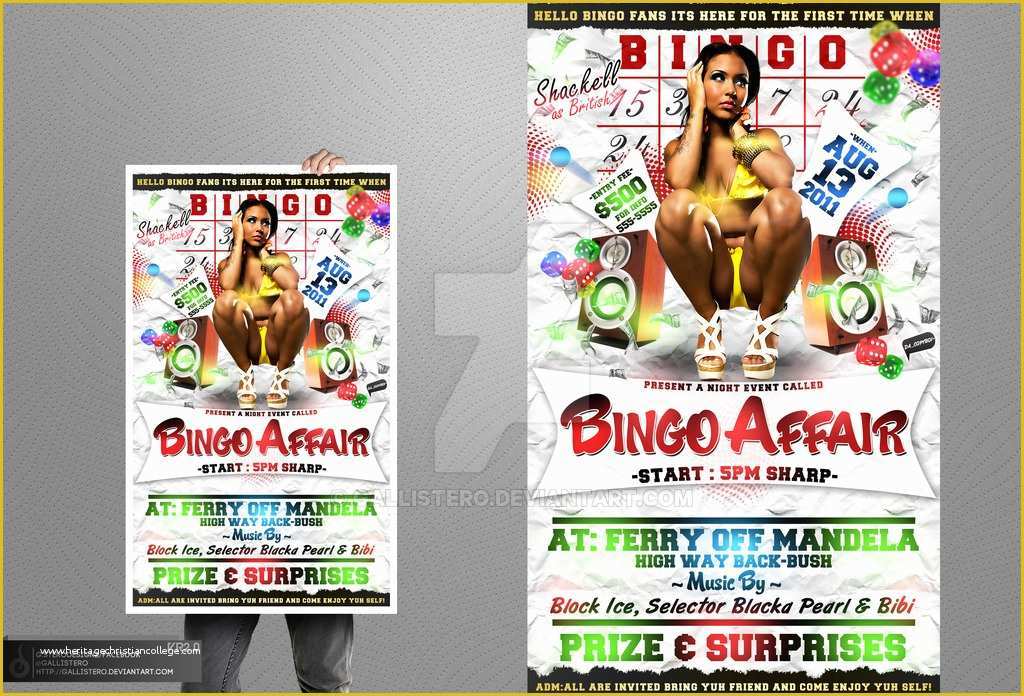Bingo Flyer Template Free Download Of Bingo Affair Party Flyer by Gallistero On Deviantart