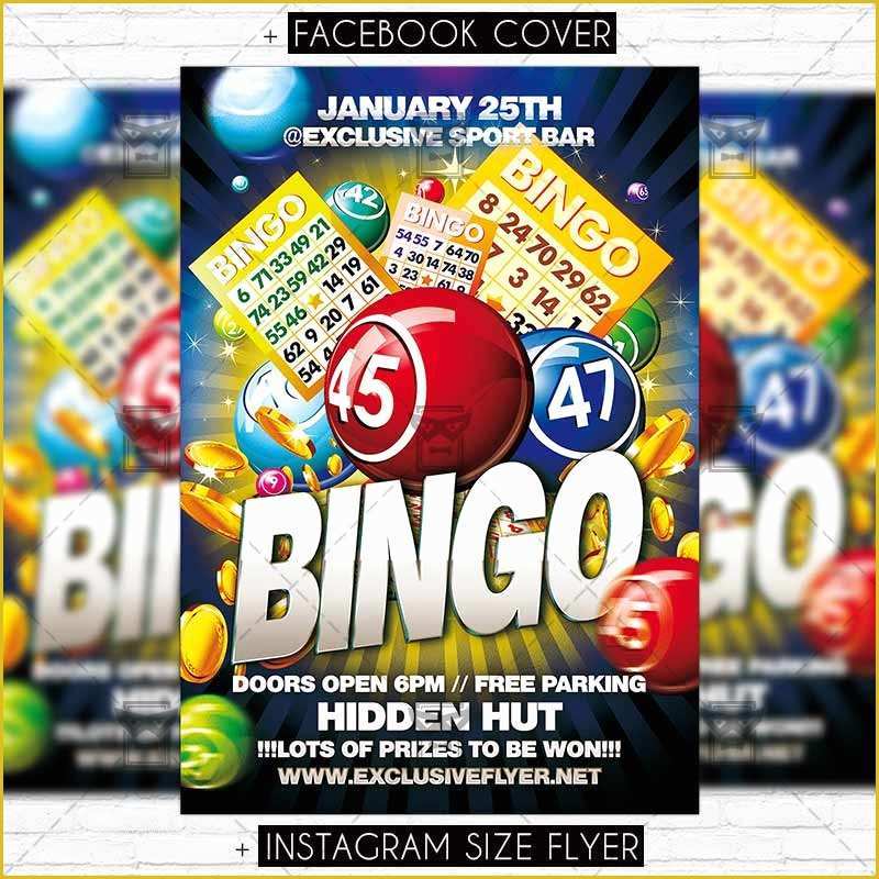 Bingo Flyer Template Free Download Of Bingo Flyer Template Bingo Flyer Bingo Night Poster