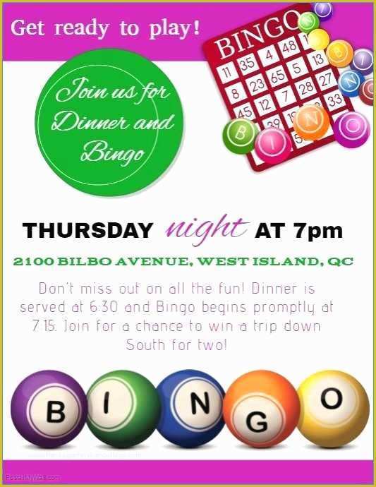 46 Bingo Flyer Template Free Download