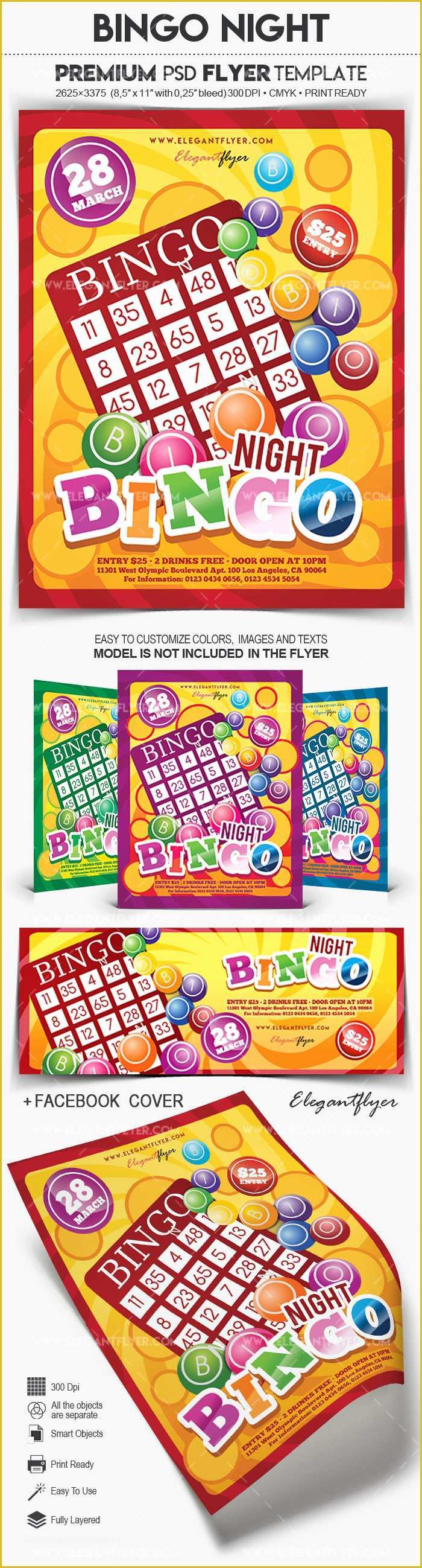 Bingo Flyer Template Free Download Of Bingo Night – Flyer Psd Template – by Elegantflyer