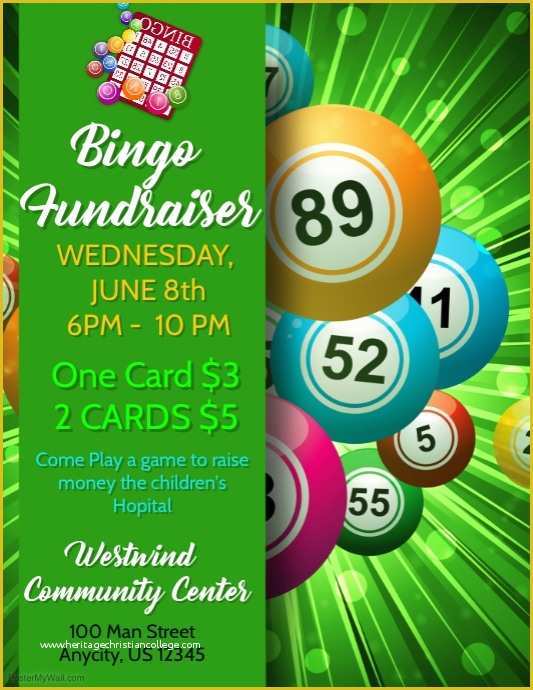 Bingo Night Flyer Template