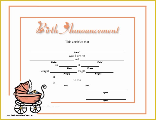 Birth Announcement Template Free Printable Of What is the Point Of Baby Announcements