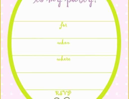 Birthday Invitation Templates Free Download Of Free Printable Girls Birthday Invitations – Free Printable