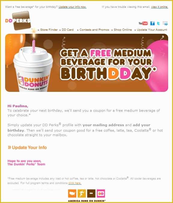Birthday Newsletter Template Free Of Best 25 Birthday Email Ideas On Pinterest