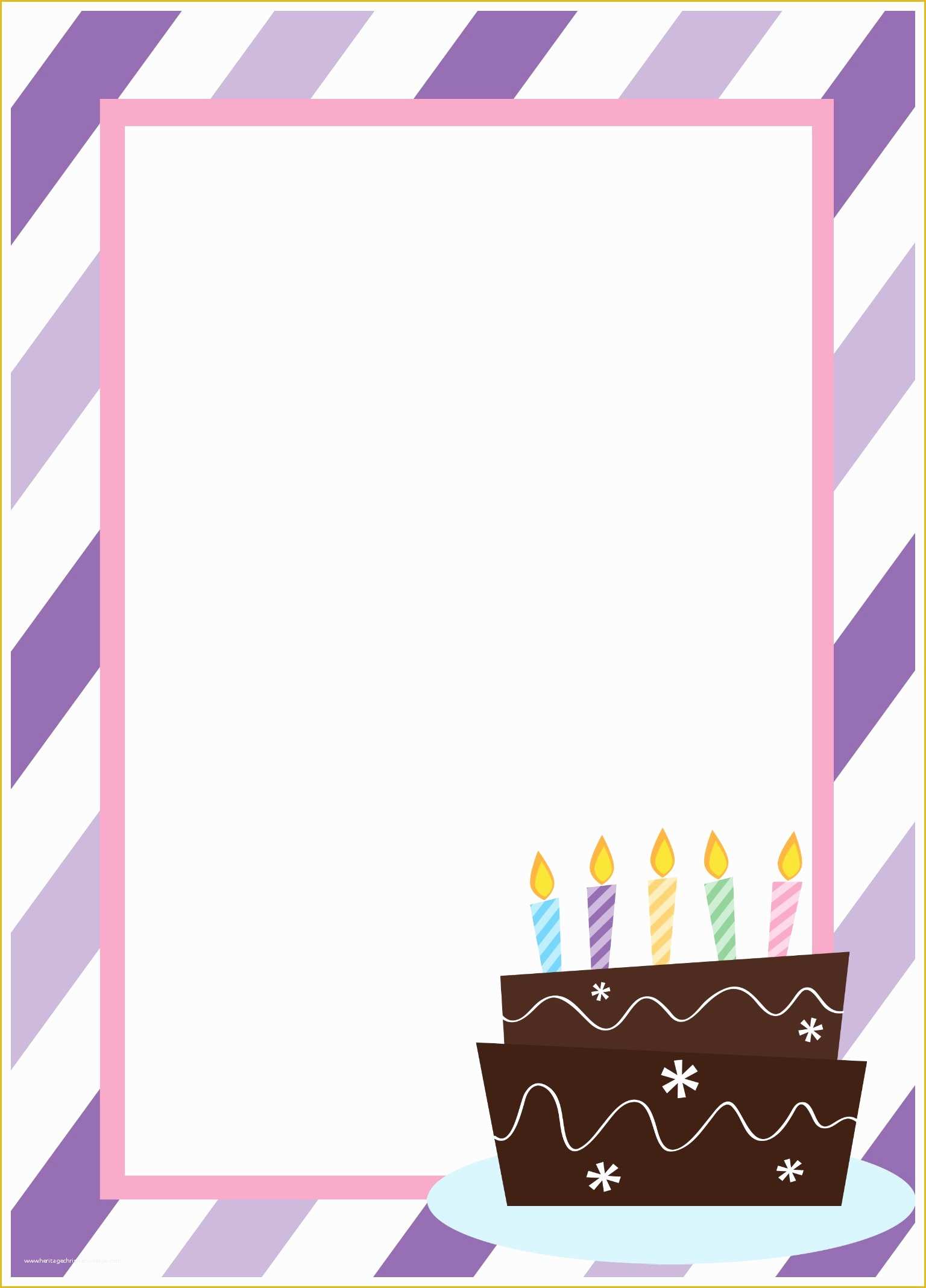 Birthday Newsletter Template Free Of Birthday Invitations Templates Word Mughals