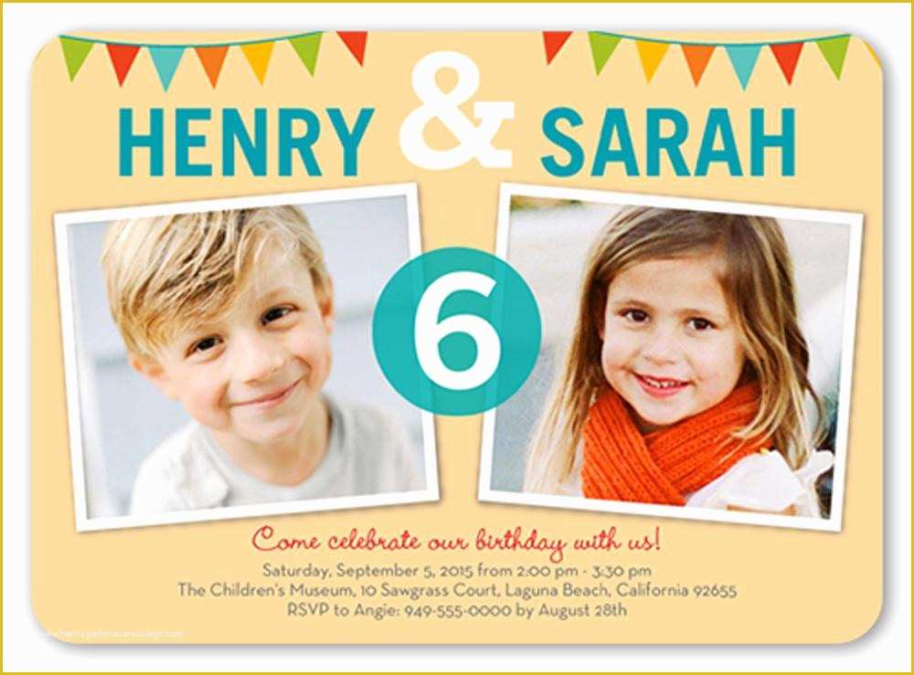 Birthday Party Invitations for Kids Free Templates Of 18 Birthday Invitations for Kids – Free Sample Templates