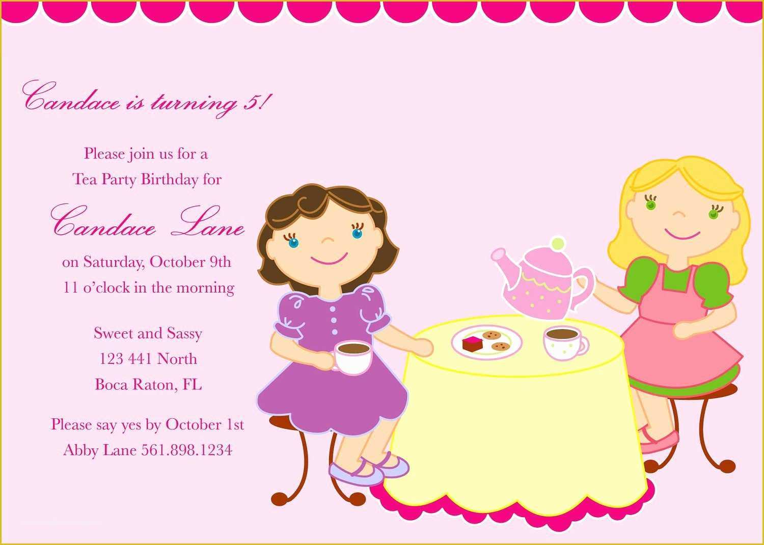 Birthday Party Invitations for Kids Free Templates Of Free Printable Birthday Invitation Templates for Kids