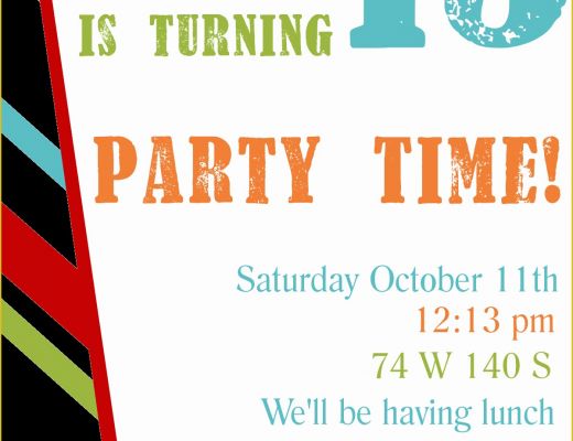 Birthday Party Invitations for Kids Free Templates Of Free Printable Birthday Invitation Templates