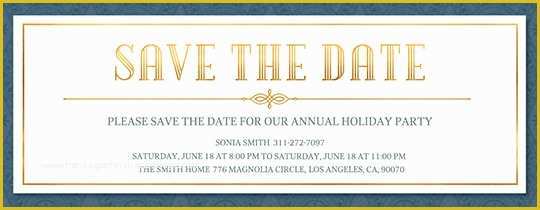 Birthday Party Save the Date Templates Free Of Save the Date Birthday Free Online Invitations