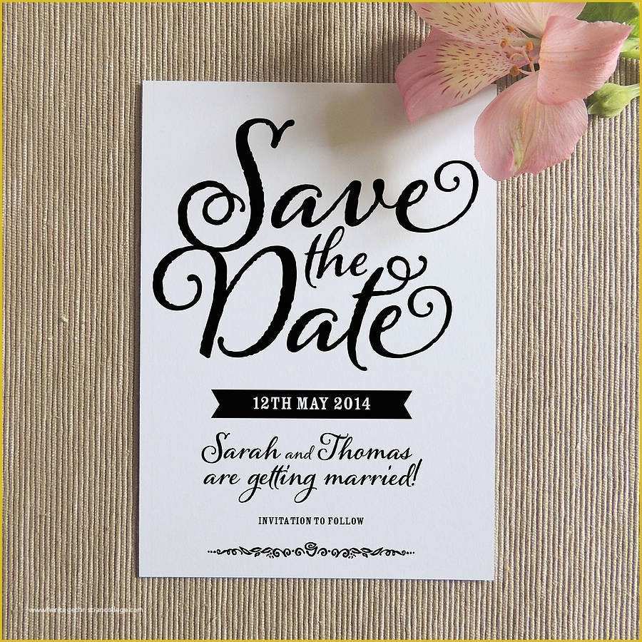 Save The Date Template Birthday