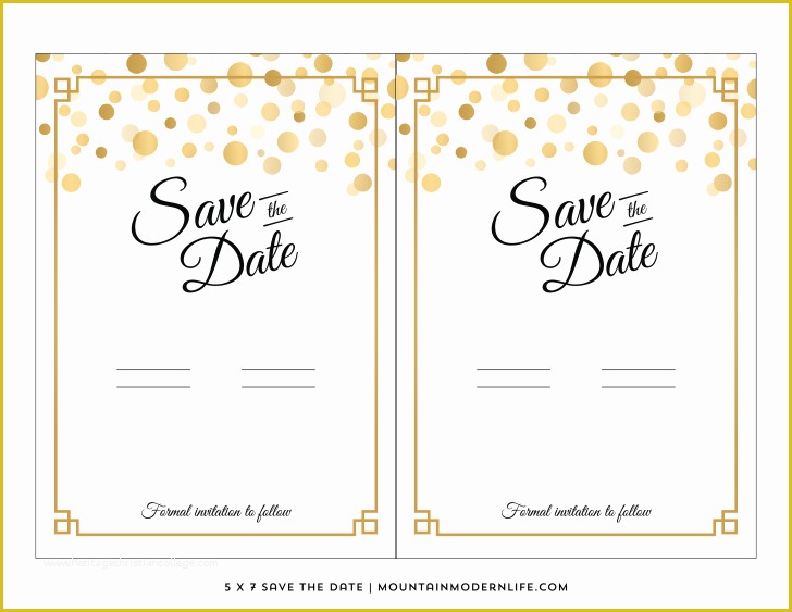 Birthday Party Save the Date Templates Free Of Template Save the Date Template