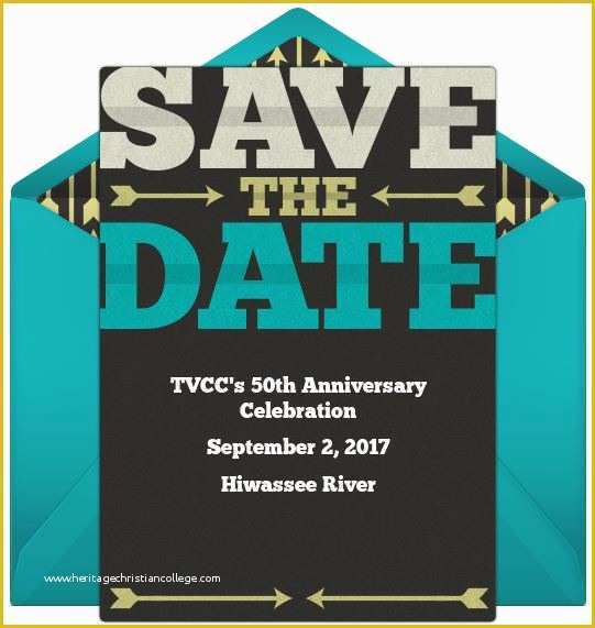 Birthday Party Save the Date Templates Free Of Tvcc is Turning 50 Tvcc