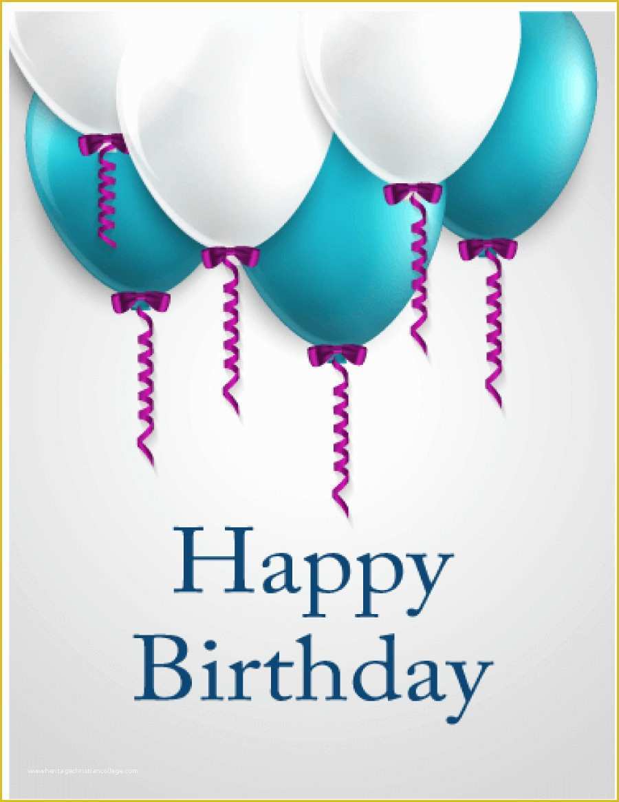 Birthday Wishes Templates Free Download Of 40 Free Birthday Card