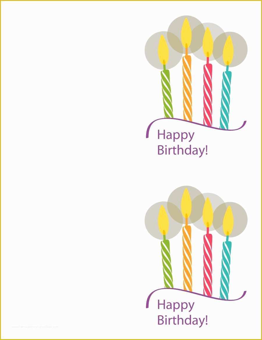 Birthday Wishes Templates Free Download Of 40 Free Birthday Card Templates Template Lab