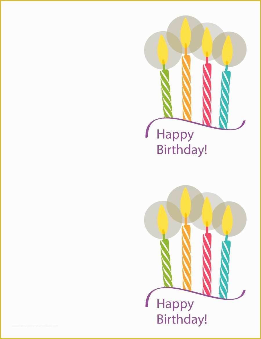 Birthday Wishes Templates Free Download Of 40 Free Birthday Card Templates Template Lab