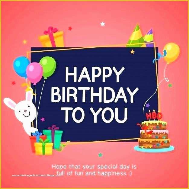 Birthday Wishes Templates Free Download Of Birthday Card Template Free