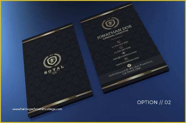 Black and Gold Business Card Templates Free Of 23 Black Business Cards