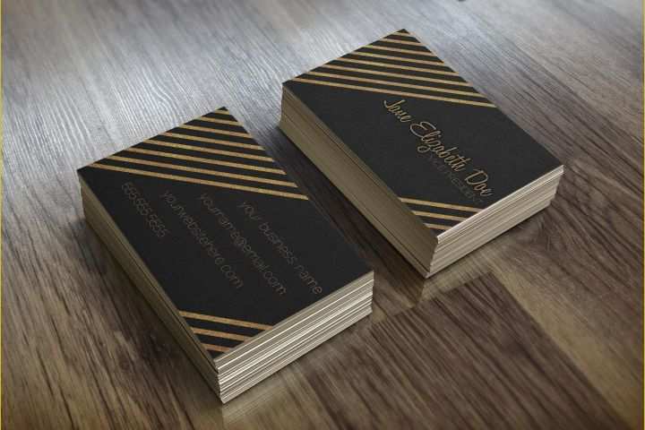 Black and Gold Business Card Templates Free Of Black &amp; Gold Glitter Business Card Business Card