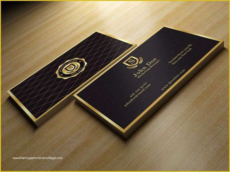 Black and Gold Business Card Templates Free Of Black and Gold Business Cards Black Business Card Matte