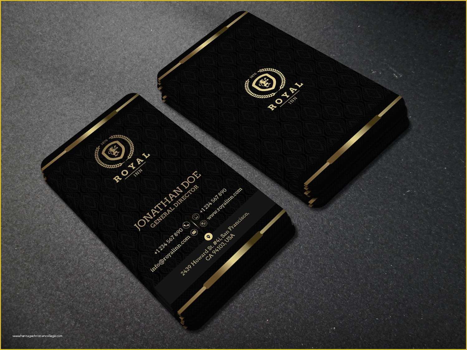 Black and Gold Business Card Templates Free Of Gold and Black Business Card 52 Business Card Templates
