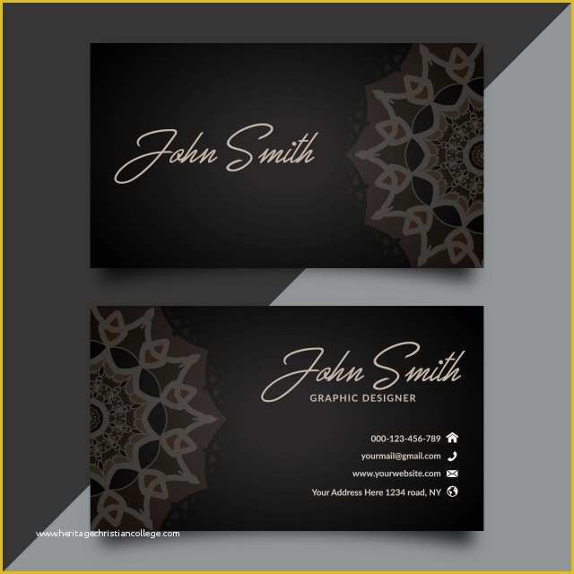 Black and Gold Business Card Templates Free Of Luxury and Elegant Black Gold Business Cards Template