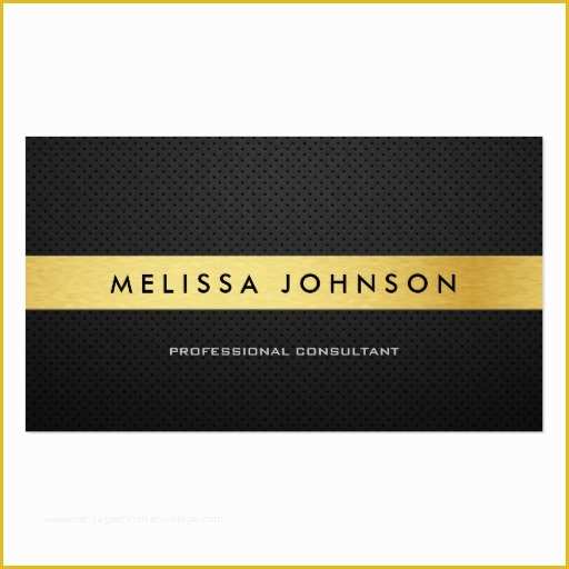 Black and Gold Business Card Templates Free Of Professional Elegant Modern Black and Gold Business Card