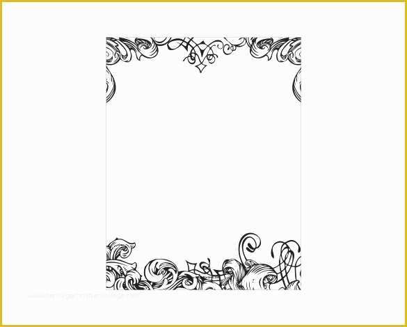 Black and White Invitation Templates Free Download Of 19 Holiday Border Templates Free Psd Vector Eps Png