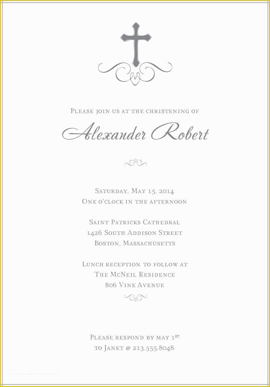 Black and White Invitation Templates Free Download Of Baptism Invitations Templates Free Download