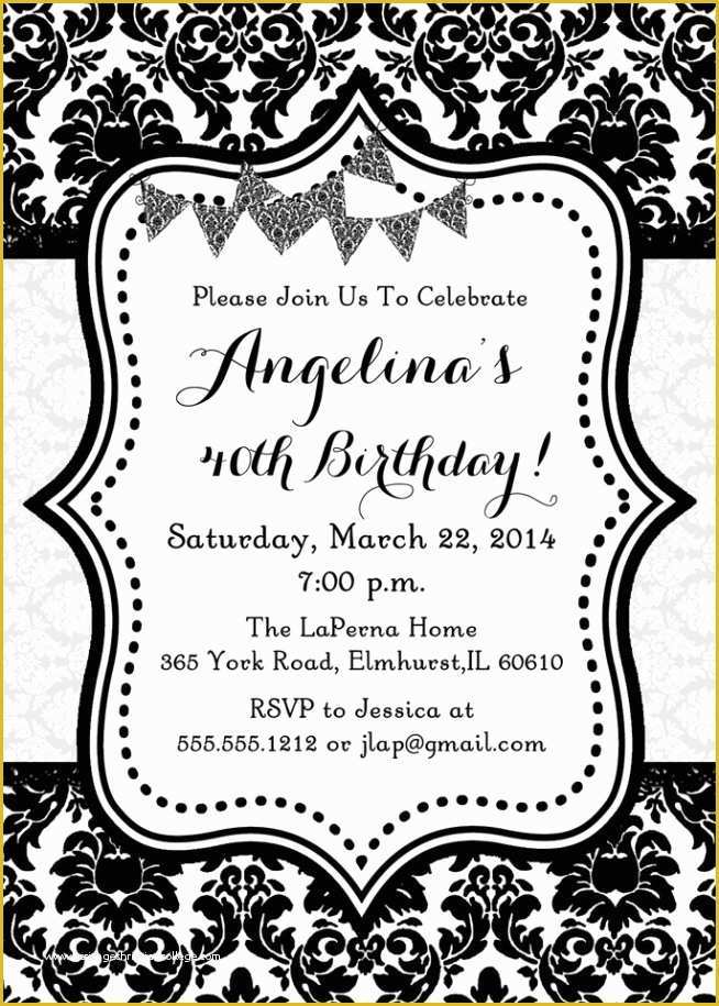 Black and White Invitation Templates Free Download Of Bridal Shower Invitation Templates Black and White