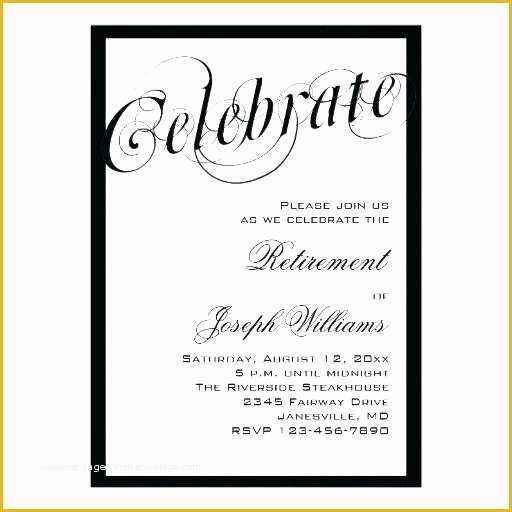 Black and White Invitation Templates Free Download Of New Year Invitation Templates Free Word Party Download