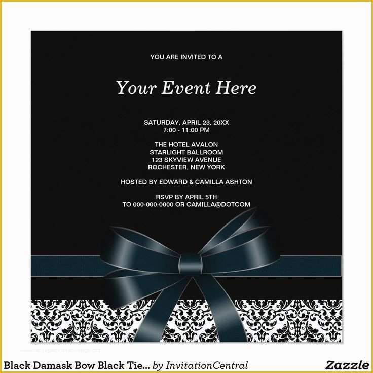 Black Tie event Invitation Free Template Of 21 Best High Heel Shoe Party Invitations Images On
