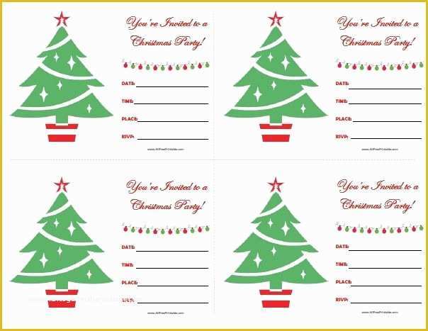 Blank Christmas Invitation Templates Free Of 111 Best Images About All Free Printable On Pinterest