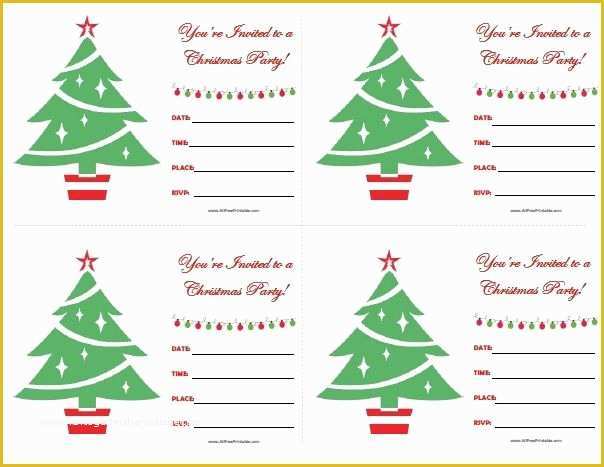 Blank Christmas Invitation Templates Free Of 111 Best Images About All Free Printable On Pinterest