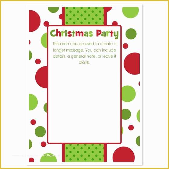 Blank Christmas Invitation Templates Free Of Blank Party Invitation Template