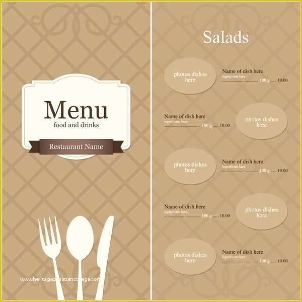 Blank Menu Template Free Of 14 Menu Design Templates Free Download Menu