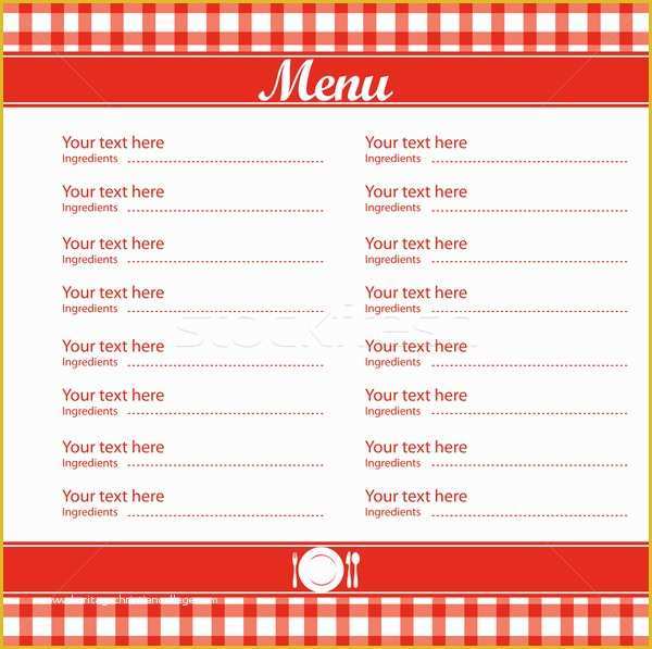 Blank Menu Template Free Of 5 Best Of Free Blank Printable Template Restaurant