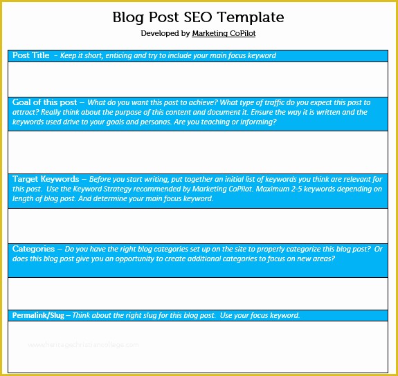 Blog Post Template Free Of Blog Post Template