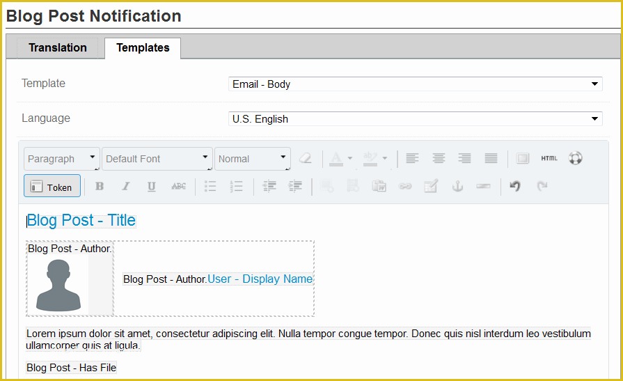 Blog Post Template Free Of Examples Customize Email Templates User Documentation