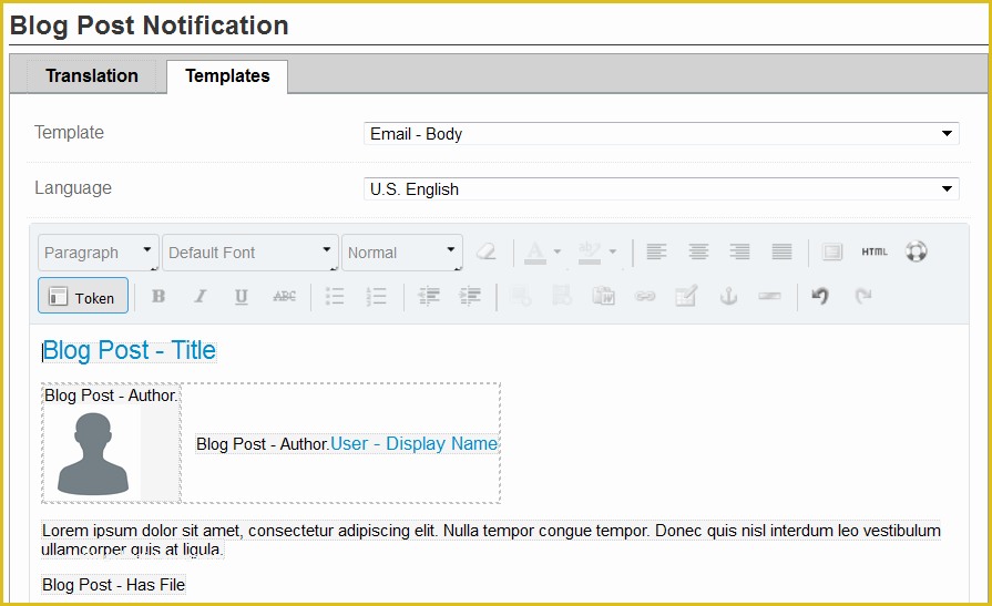 Blog Post Template Free Of Examples Customize Email Templates User Documentation
